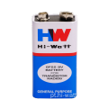 Bateria de zinco carbono HW Tigerhead 9V 6F22